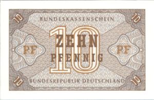 Germany - Federal Republic, 10 Pfennig, P26