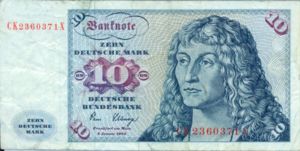 Germany - Federal Republic, 10 Deutsche Mark, P31c