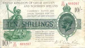 Great Britain, 10 Shilling, P360