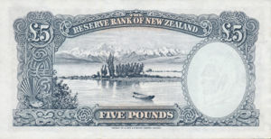 New Zealand, 5 Pound, P160d, 160d, Sale 96 lot 4207