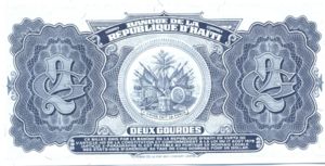 Haiti, 2 Gourde, P245A Sign.1