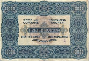 Hungary, 10,000 Korona, P68