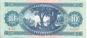 Hungary, 10 Forint, P168c