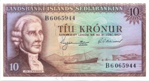 Iceland, 10 Krone, P38b