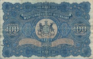 German States, 100 Mark, S979b