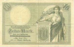 Germany, 10 Mark, P9b