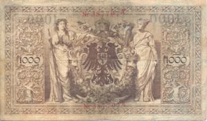 Germany, 1,000 Mark, P39