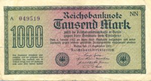 Germany, 1,000 Mark, P76d