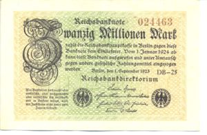 Germany, 20,000,000 Mark, P108a