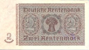 Germany, 2 Rentenmark, P174a