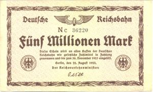 Germany, 5,000,000 Mark, S1013a