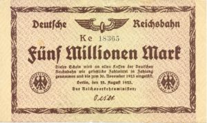 Germany, 5,000,000 Mark, S1013c