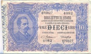 Italy, 10 Lira, P20h