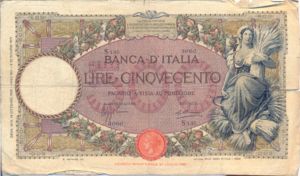 Italy, 500 Lira, P51c