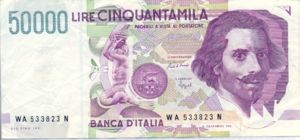Italy, 50,000 Lira, P116a