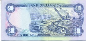 Jamaica, 10 Dollar, P71d v2