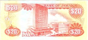 Jamaica, 20 Dollar, P72b v1