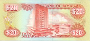 Jamaica, 20 Dollar, P72d