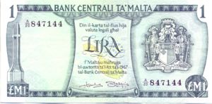 Malta, 1 Lira, P31e