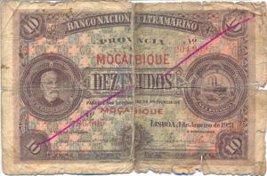 Mozambique, 10 Escudo, P69b