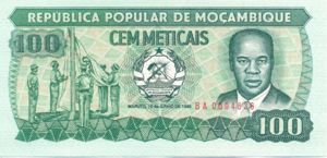Mozambique, 100 Meticais, P130b