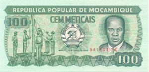 Mozambique, 100 Meticais, P130c