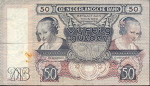 Netherlands, 50 Gulden, P58
