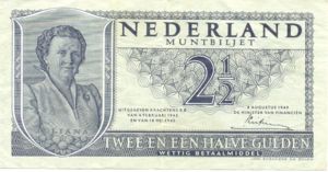 Netherlands, 2 1/2 Gulden, P73