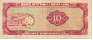 Nicaragua, 10 Cordoba, P123