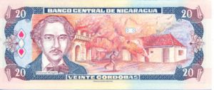 Nicaragua, 20 Cordoba, P182