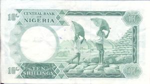 Nigeria, 10 Shilling, P7