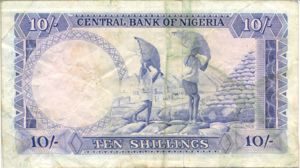 Nigeria, 10 Shilling, P11a