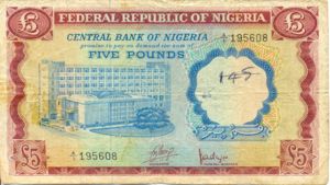Nigeria, 5 Pound, P13a