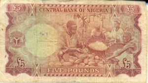 Nigeria, 5 Pound, P13a