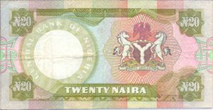 Nigeria, 20 Naira, P18c