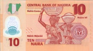 Nigeria, 10 Naira, P39b