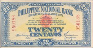 Philippines, 20 Centavo, P40