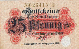 Germany, 25 Pfennig, G10.3a