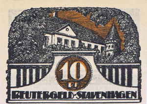Germany, 10 Pfennig, 1257.2