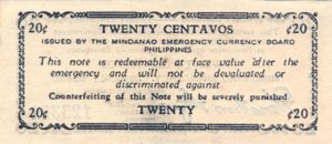 Philippines, 20 Centavos, S503
