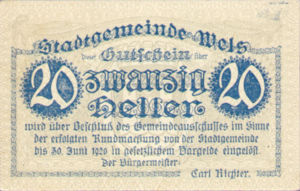 Austria, 20 Heller, FS 1167Ia