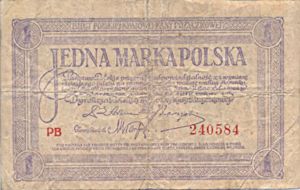 Poland, 1 Marka, P19 v1