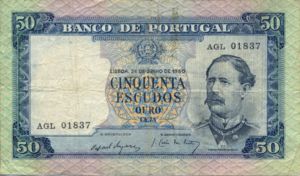 Portugal, 50 Escudo, P164 Sign.1