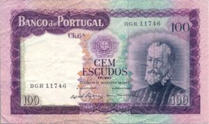 Portugal, 100 Escudo, P165a Sign.1