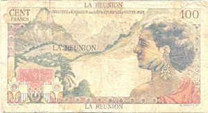 Reunion, 100 Franc, P45a