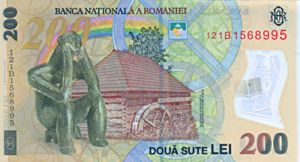 Romania, 200 Lei, P122a
