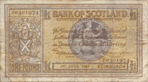 Scotland, 1 Pound, P91c
