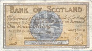 Scotland, 1 Pound, P96a