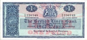 Scotland, 1 Pound, P168