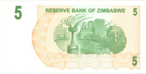 Zimbabwe, 5 Dollar, P38, RBZ B29a
